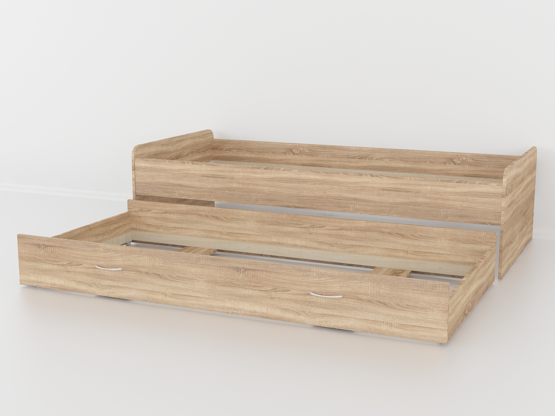 Ліжко двухспальне А-30 дуб сонома