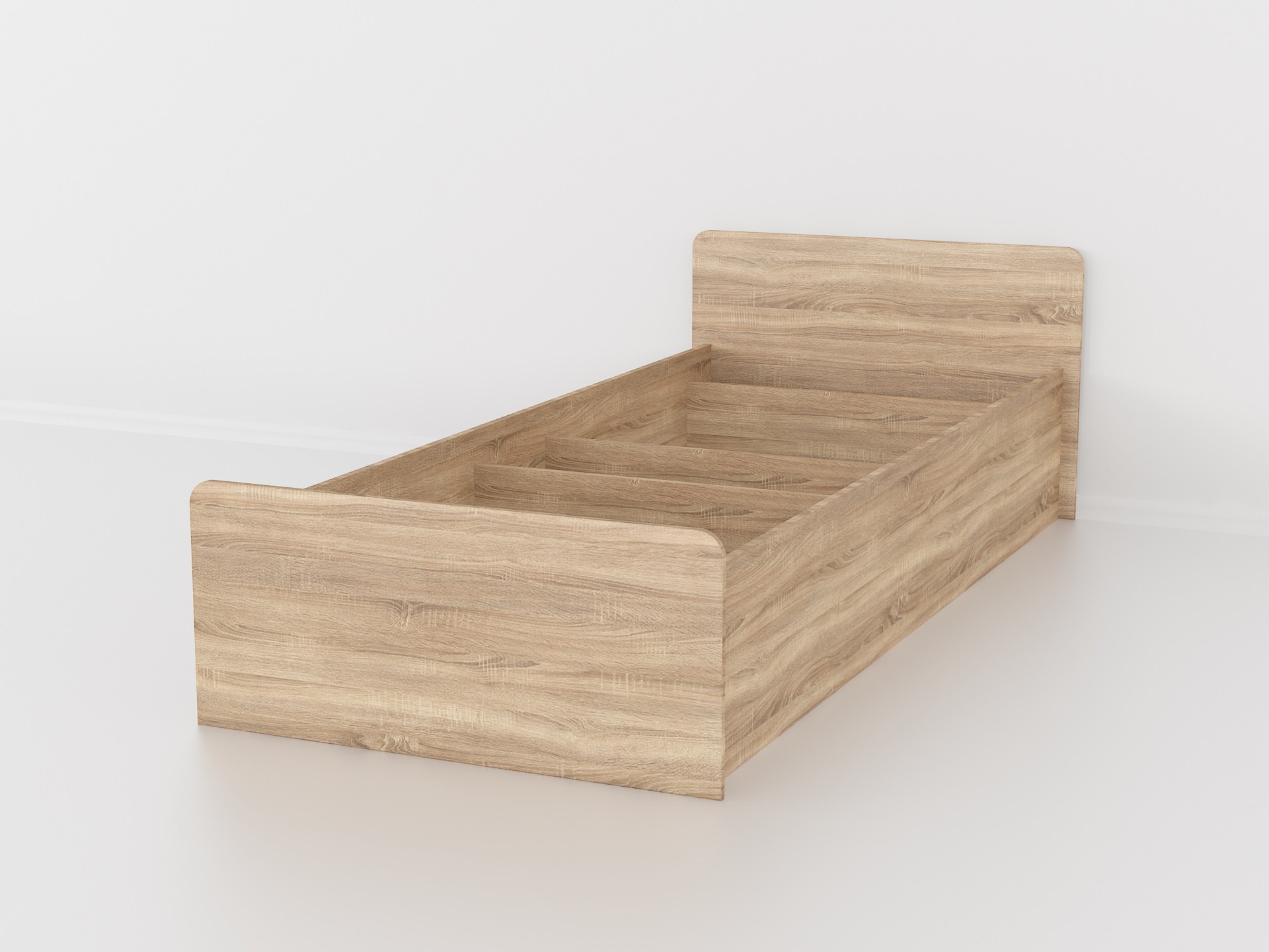 Ліжко одинарне КТ-573.1 дуб сонома