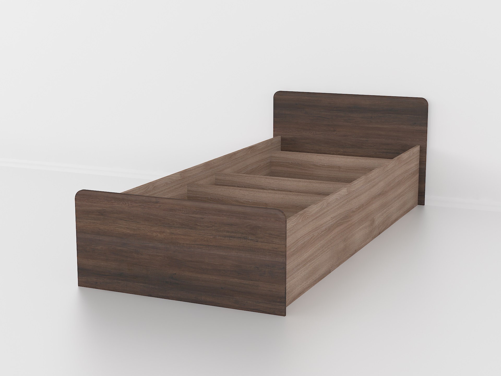 Ліжко одинарне КТ-573.1 дуб табако