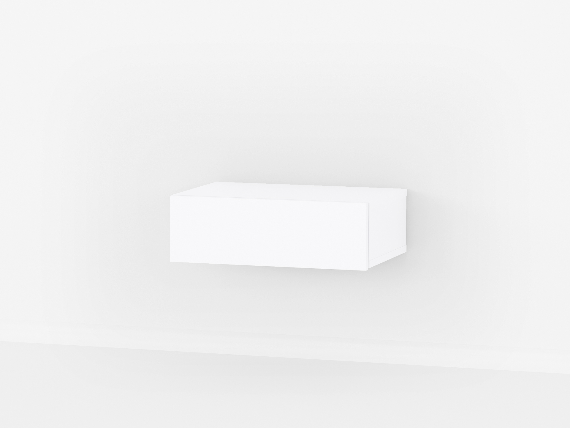 Навісна приліжкова тумба А-102 білий