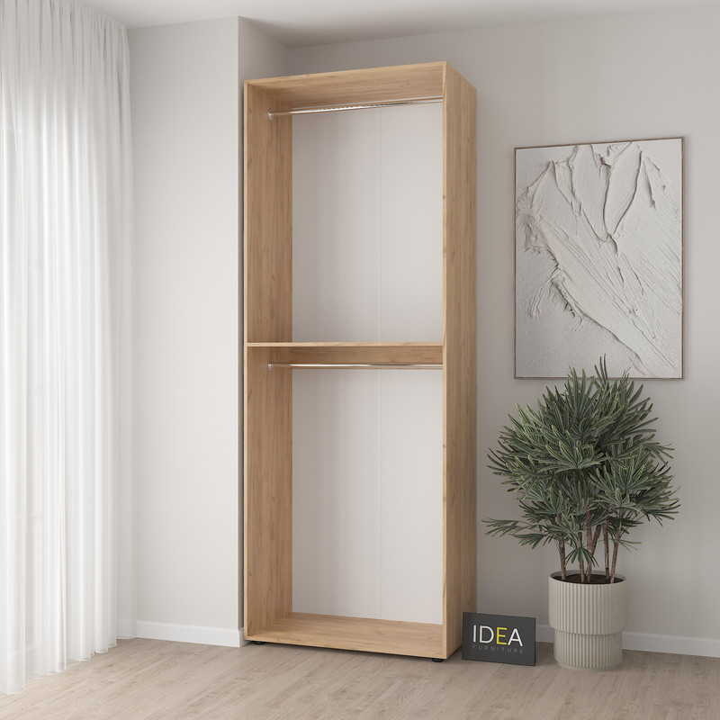 Шафа для одягу з двома штангами С-7.0 дуб крафт