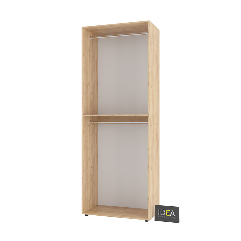 Шафа для одягу з двома штангами С-7.0 дуб крафт