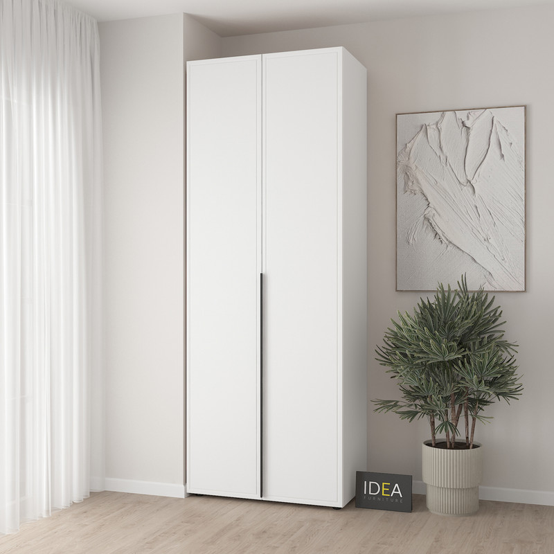 Шафа для одягу з двома штангами С-7.1 Білий