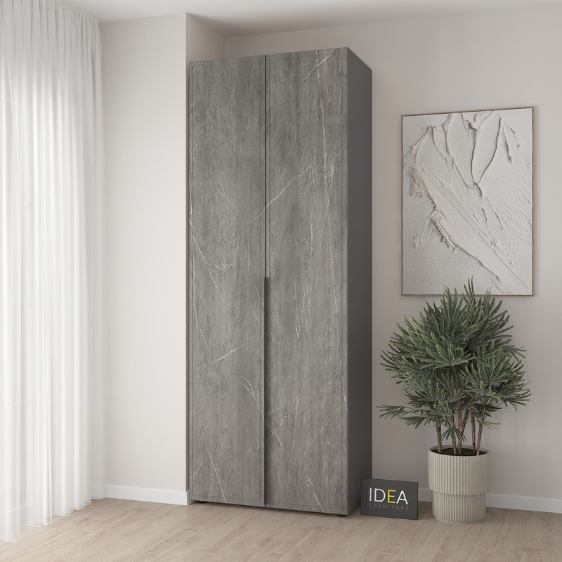 Шафа для одягу з двома штангами С-7.1 Антрацит-Юпітер