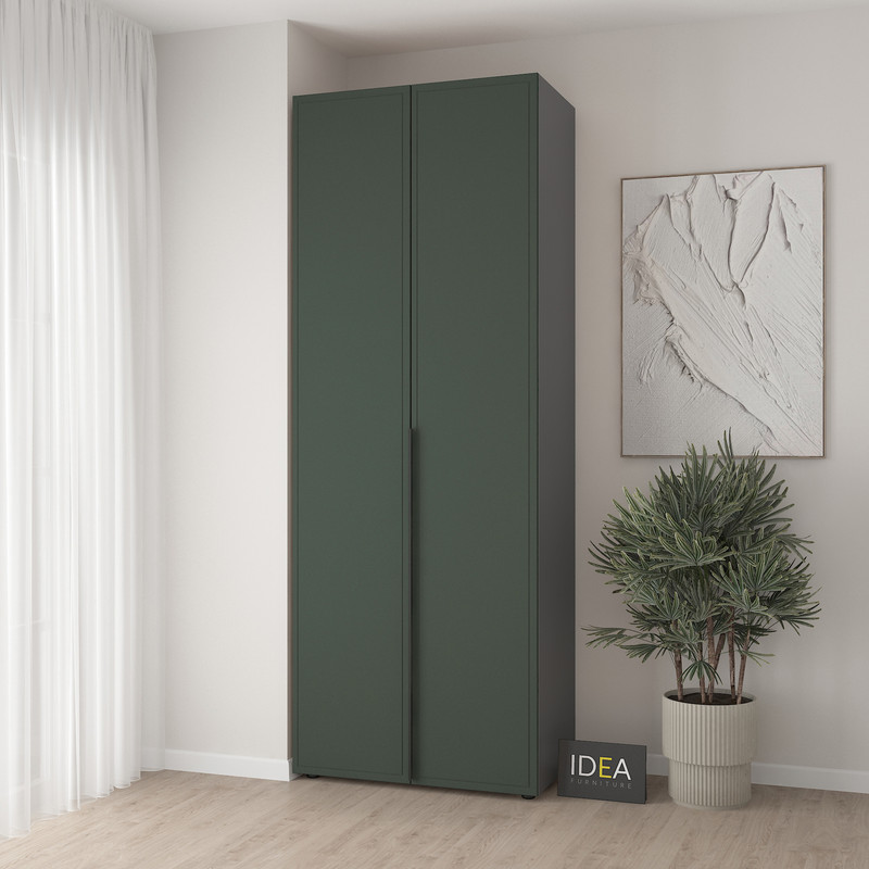 Шафа для одягу з двома штангами С-7.1 Антрацит - Камуфляж