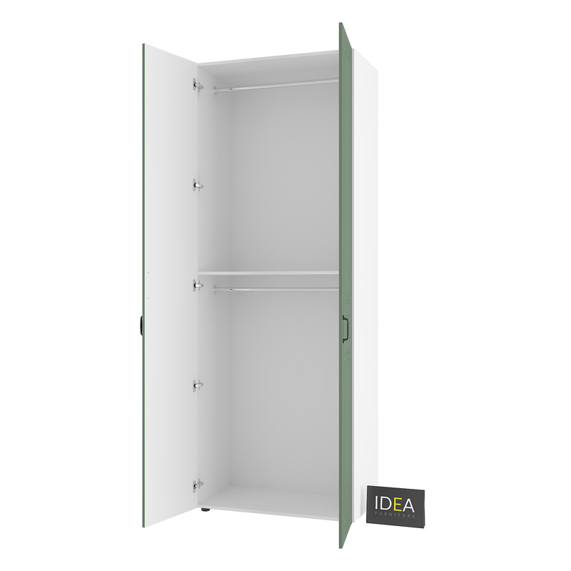 Шафа для одягу з двома штангами С-7.2 Білий - Камуфляж