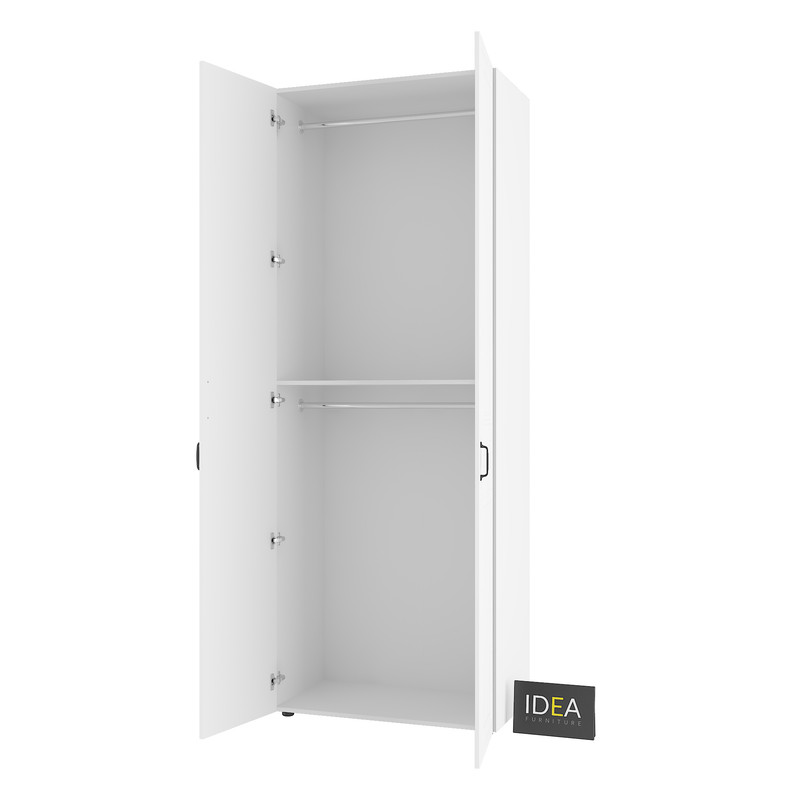 Шафа для одягу з двома штангами С-7.2 Білий