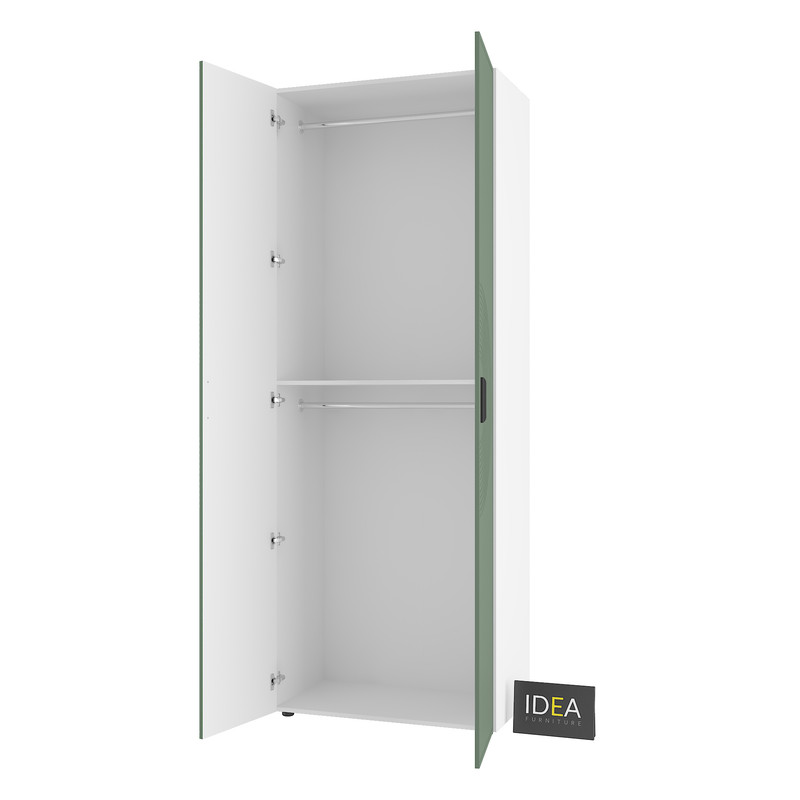 Шафа для одягу з двома штангами С-7.3 Білий - Камуфляж
