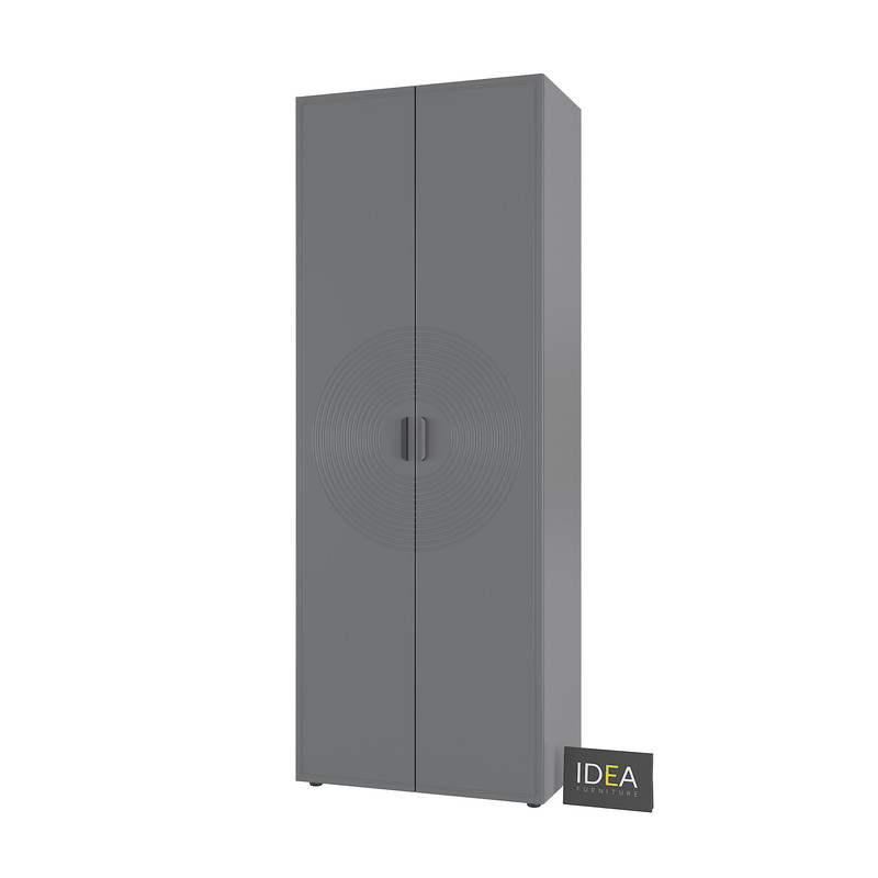 Шафа для одягу з двома штангами С-7.3 Антрацит - Асфальт