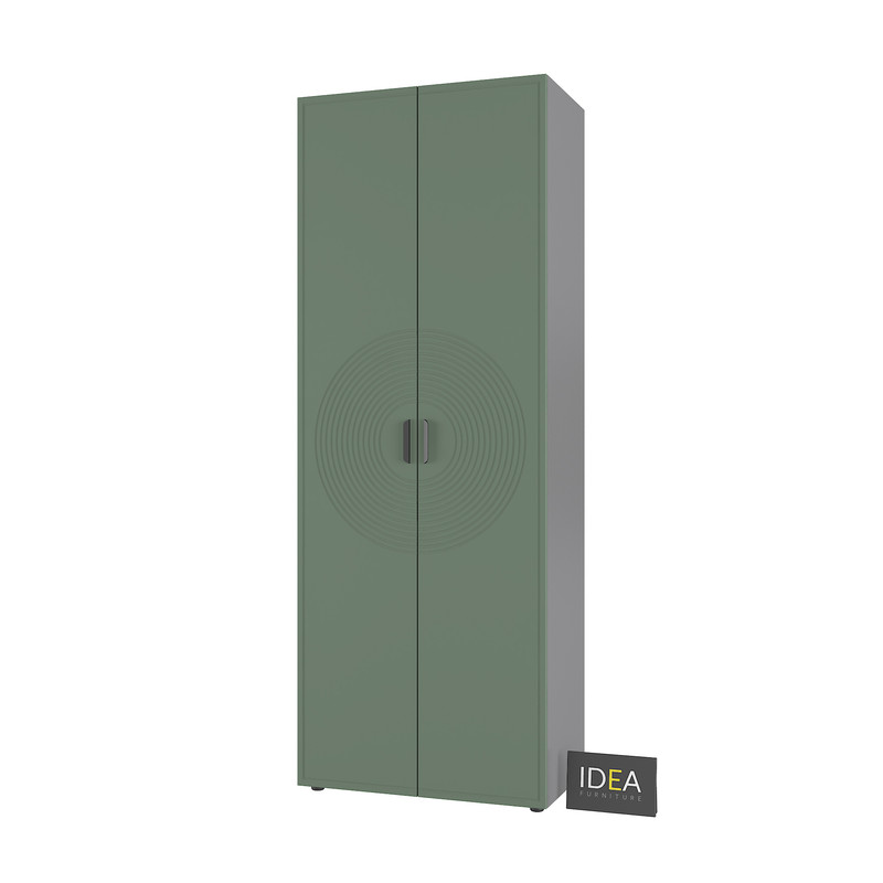 Шафа для одягу з двома штангами С-7.3 Антрацит - Камуфляж