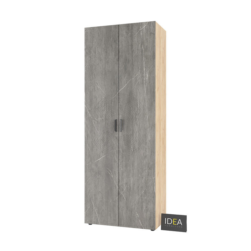 Шафа для одягу з двома штангами С-7.3 Дуб крафт-Юпітер