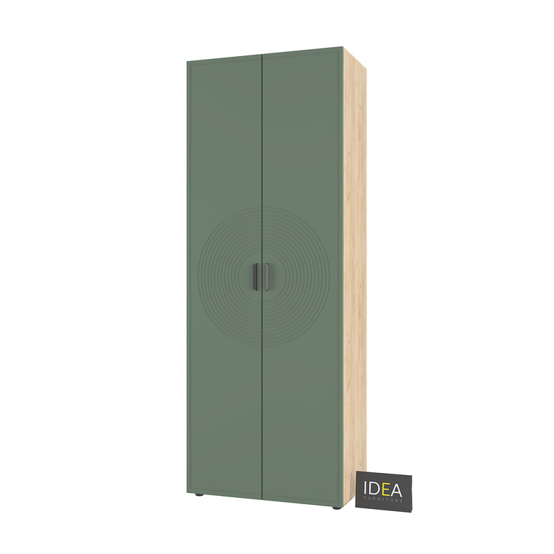 Шафа для одягу з двома штангами С-7.3 Дуб Крафт - Камуфляж