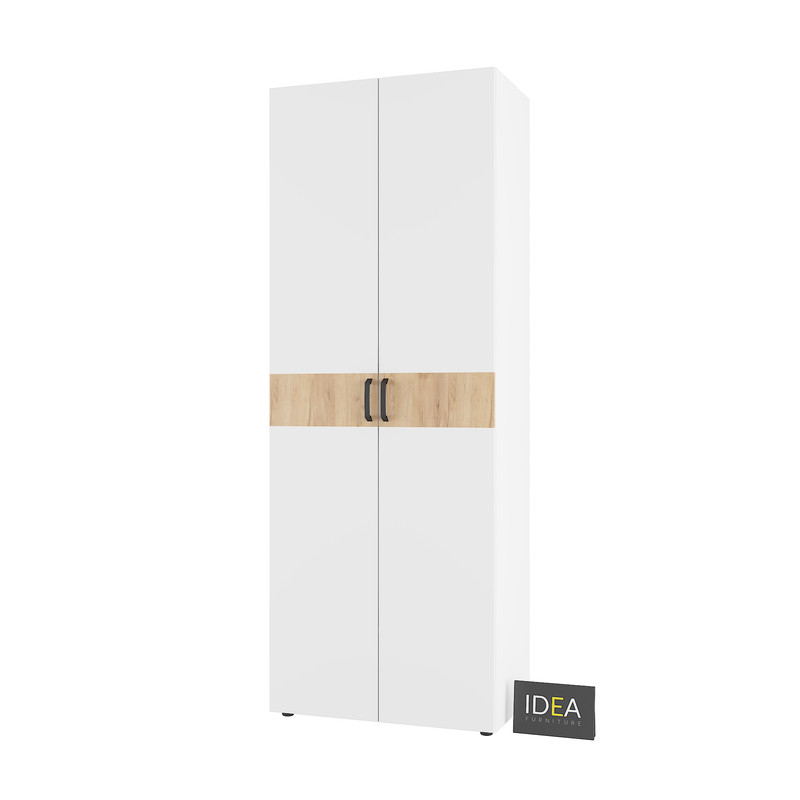 Шафа для одягу з двома штангами С-7.4 Білий