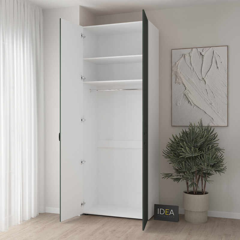 Шафа для одягу з однією штангою С-8.2 Білий - Камуфляж