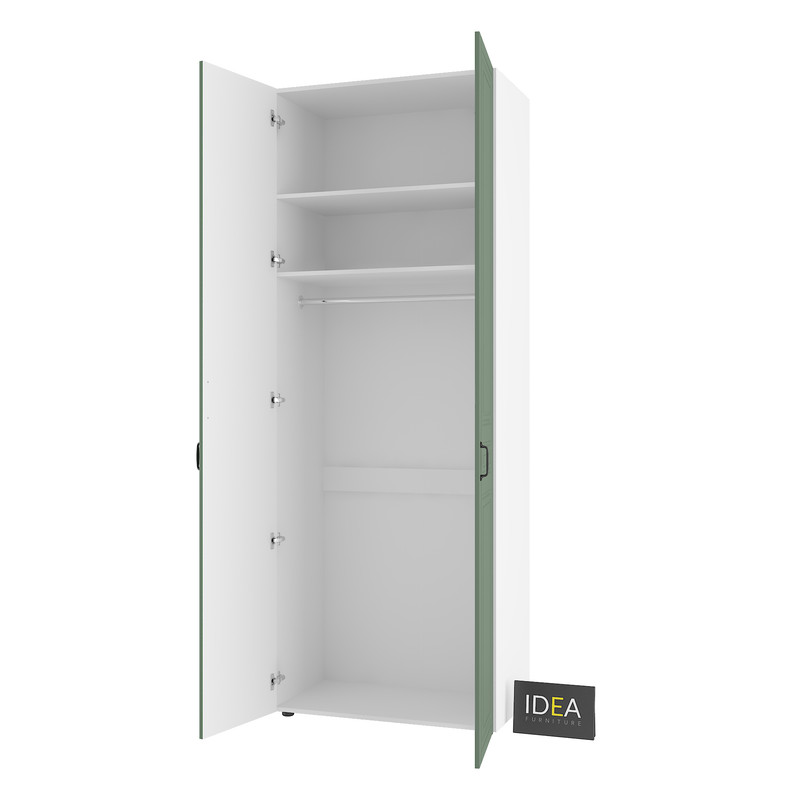 Шафа для одягу з однією штангою С-8.2 Білий - Камуфляж