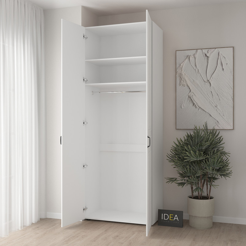 Шафа для одягу з однією штангою С-8.2 Білий