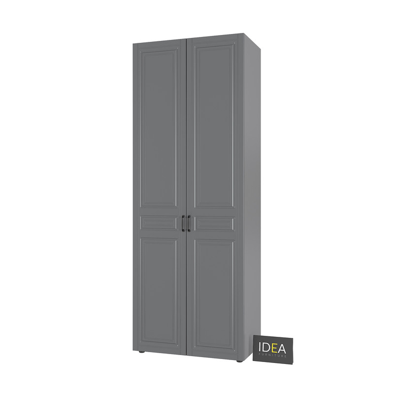 Шафа для одягу з однією штангою С-8.2 Антрацит - Асфальт