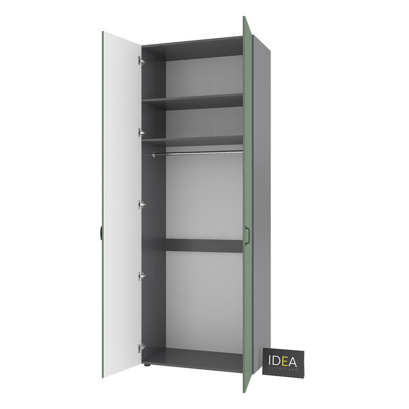 Шафа для одягу з однією штангою С-8.2 Антрацит - Камуфляж