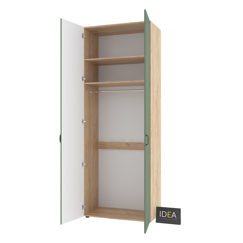 Шафа для одягу з однією штангою С-8.2 Дуб Крафт - Камуфляж