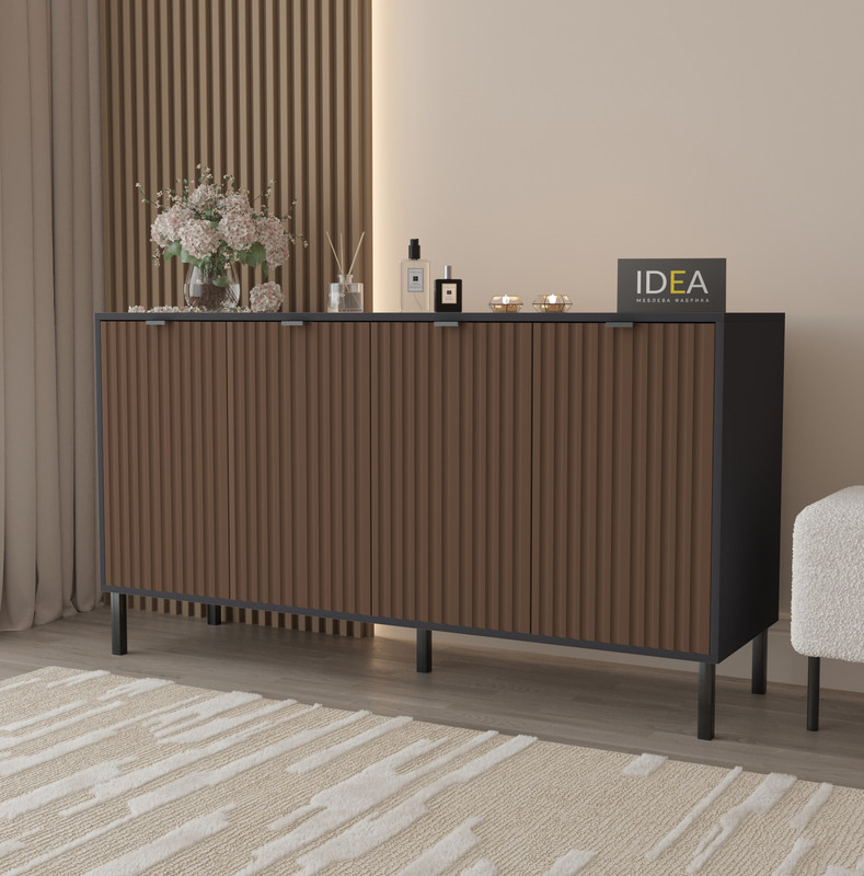 Комод П-7 Антрацит - Смажена Кава