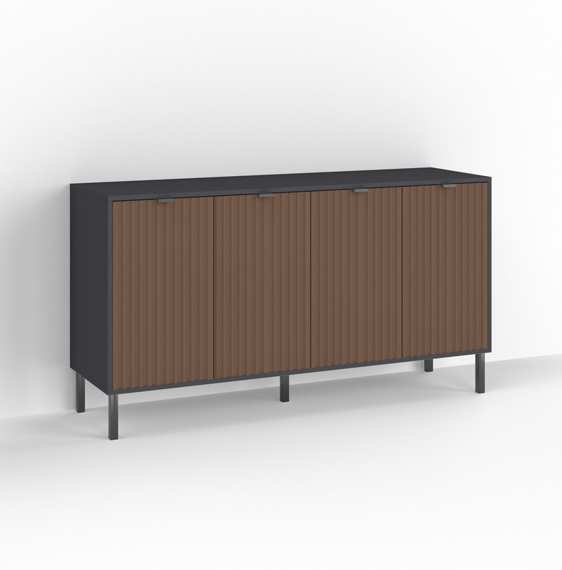 Комод П-7 Антрацит - Смажена Кава