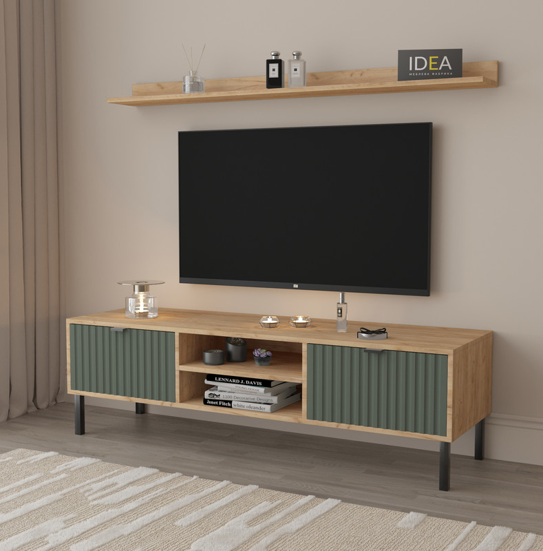 Тумба під ТВ П-5 Дуб Крафт - Камуфляж