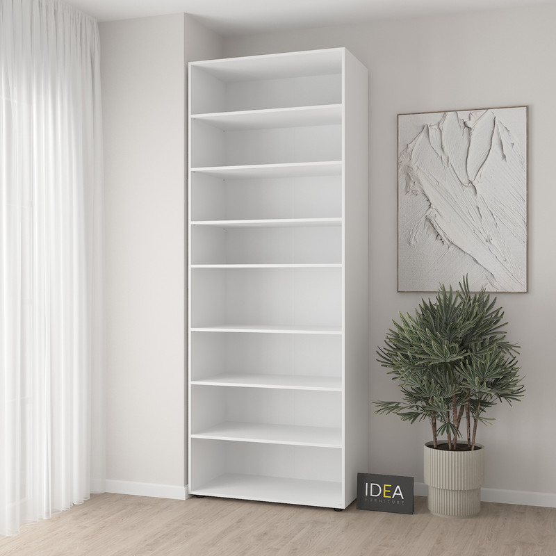 Шафа для одягу з полицями С-9.0 Білий