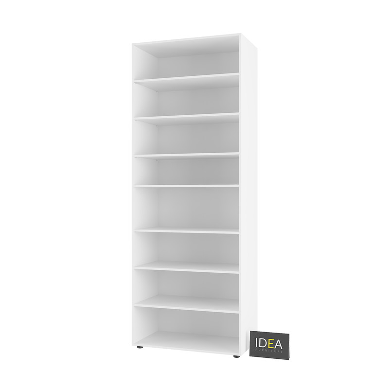 Шафа для одягу з полицями С-9.0 Білий