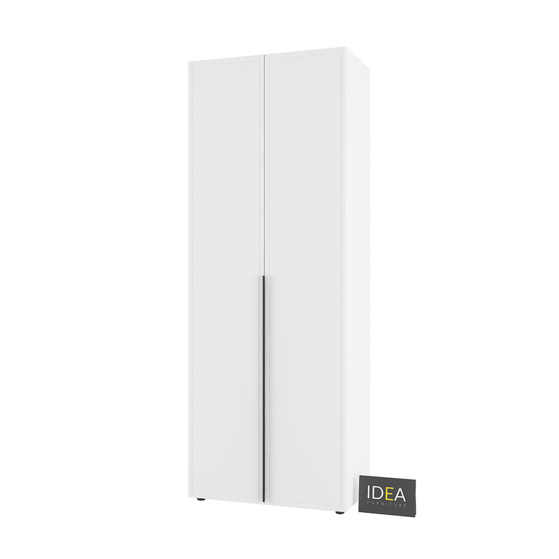 Шафа для одягу з полицями С-9.1 Білий