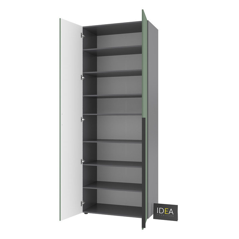 Шафа для одягу з полицями С-9.1 Антрацит - Камуфляж