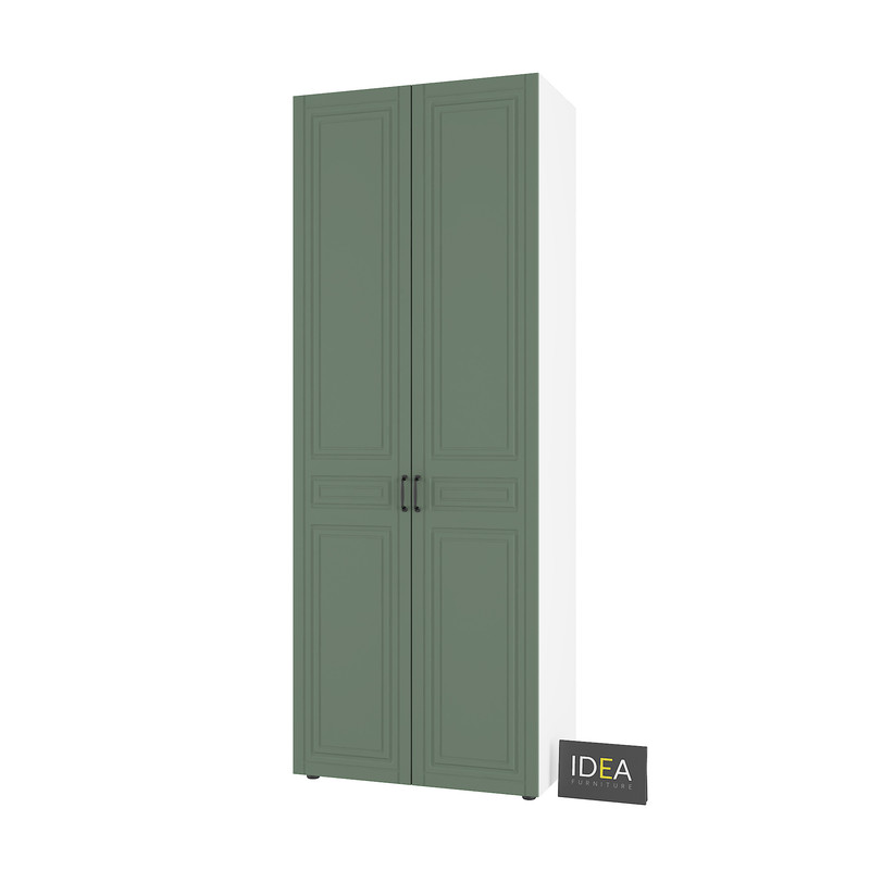 Шафа для одягу з полицями С-9.2 Білий - Камуфляж