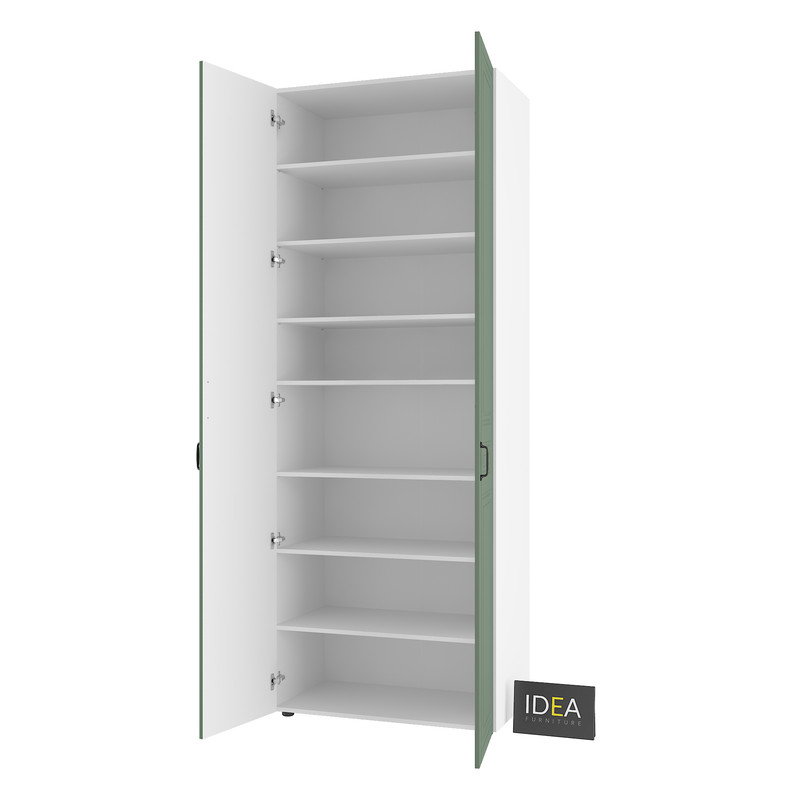 Шафа для одягу з полицями С-9.2 Білий - Камуфляж