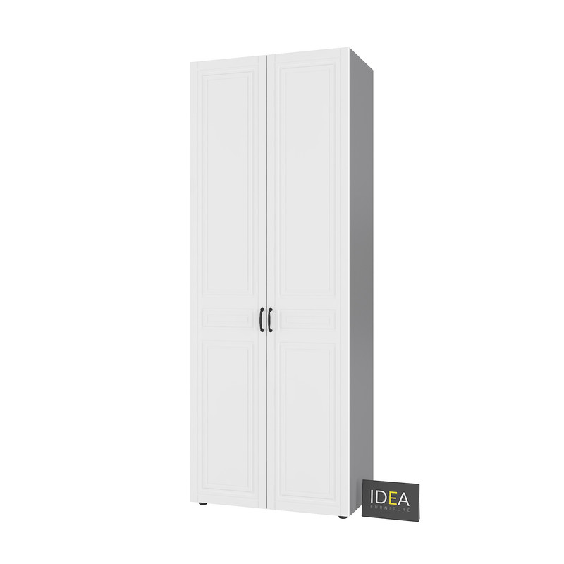 Шафа для одягу з полицями С-9.2 Антрацит - Білий