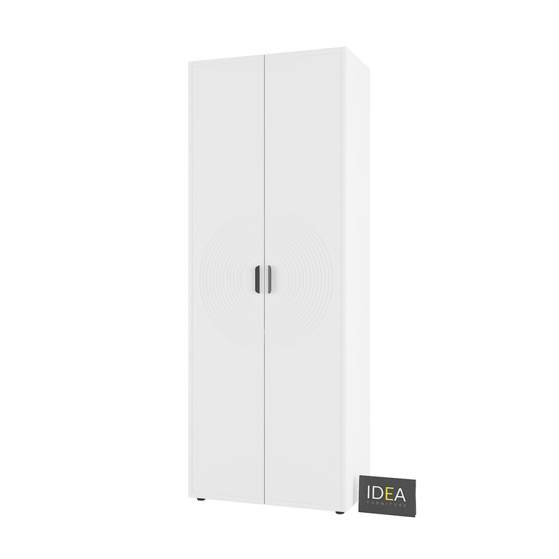 Шафа для одягу з полицями С-9.3 Білий