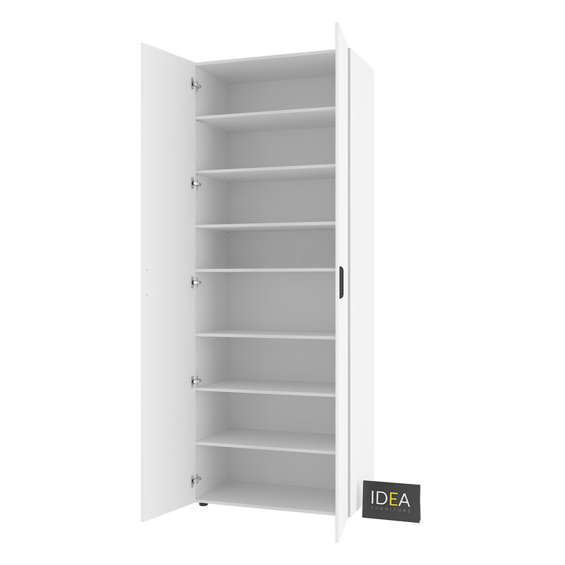 Шафа для одягу з полицями С-9.3 Білий