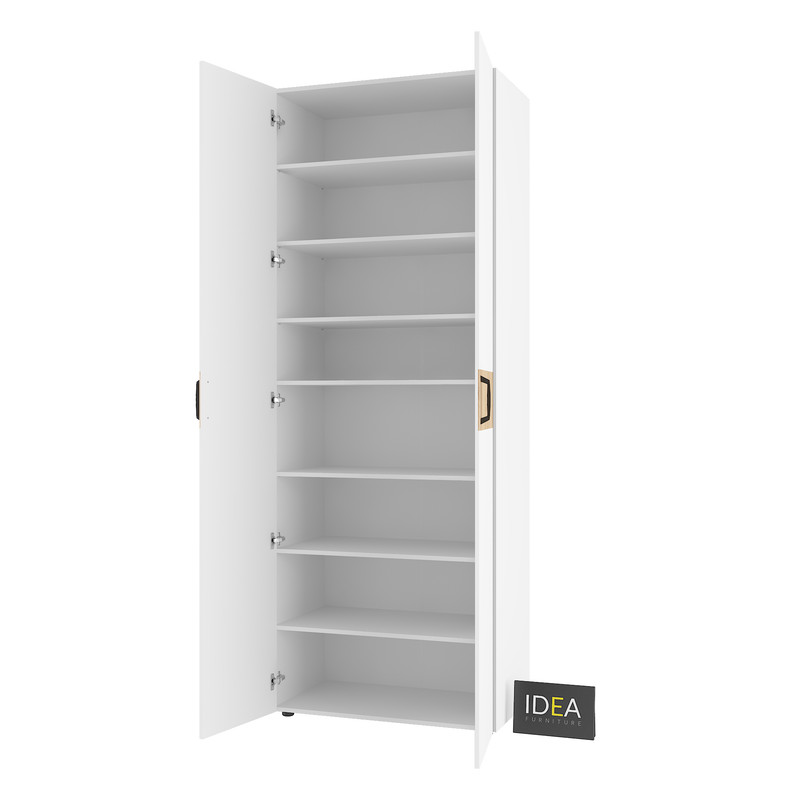 Шафа для одягу з полицями С-9.4 Білий