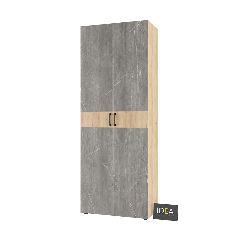 Шафа для одягу з полицями С-9.4 Дуб крафт-Юпітер