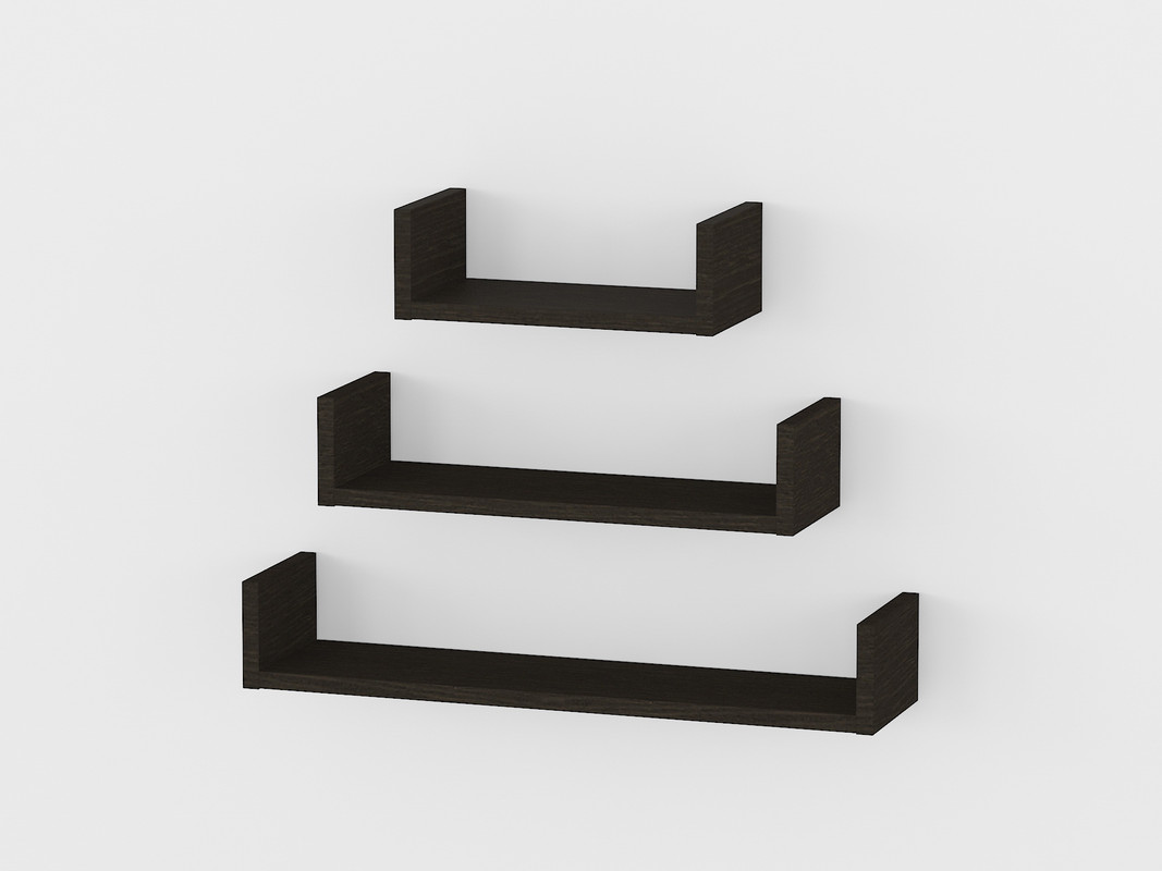 Полиця А-37 венге темний