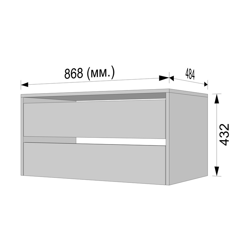 Шухляда для шафи С-11 Дуб крафт