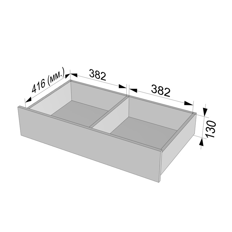 Шухляда для шафи С-11 Дуб крафт