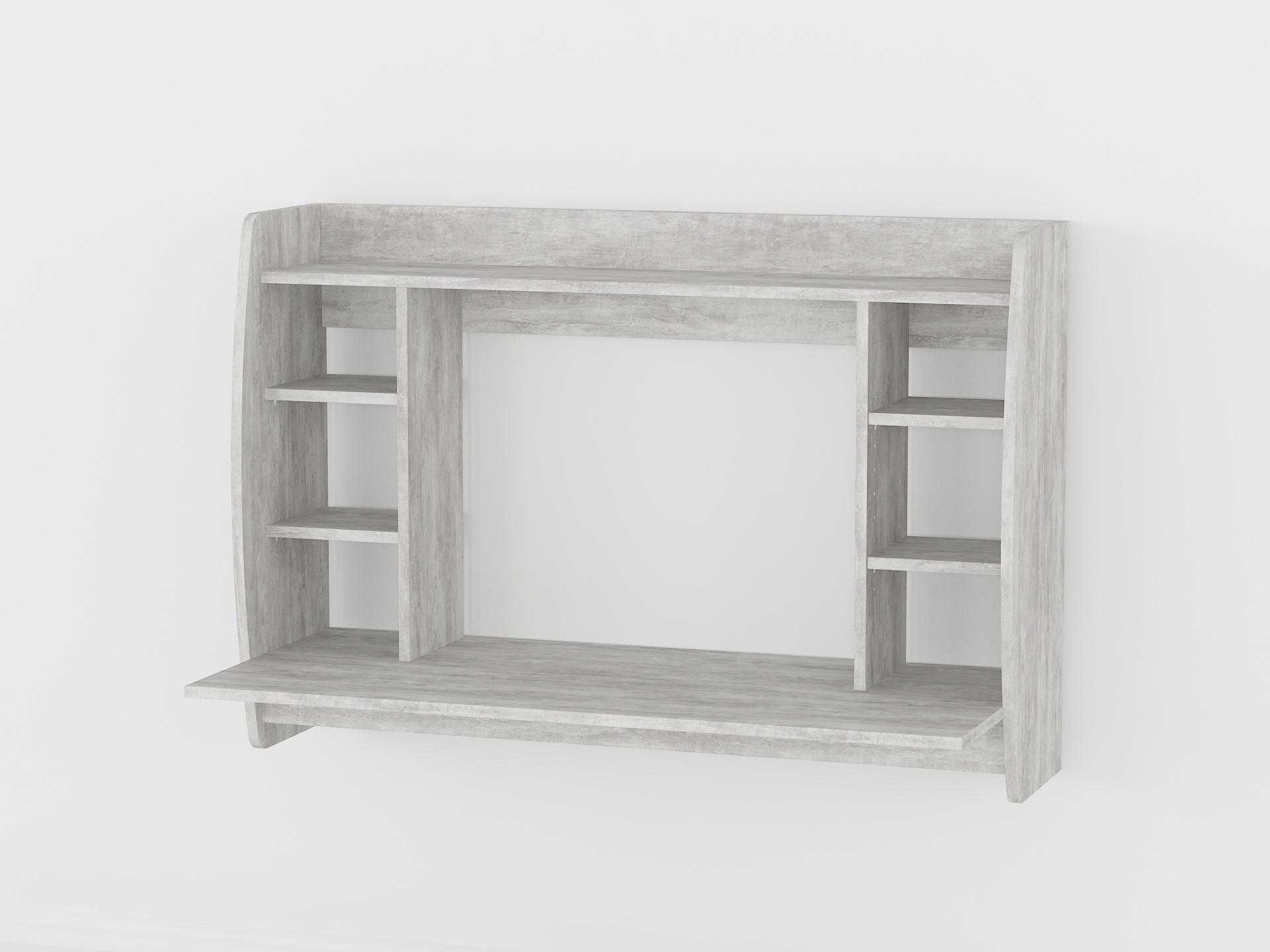 Стіл комп*ютерний навісний А-43 бетон