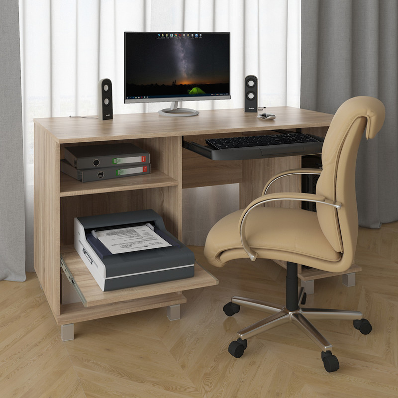 Стіл комп*ютерний СП-498 дуб сонома