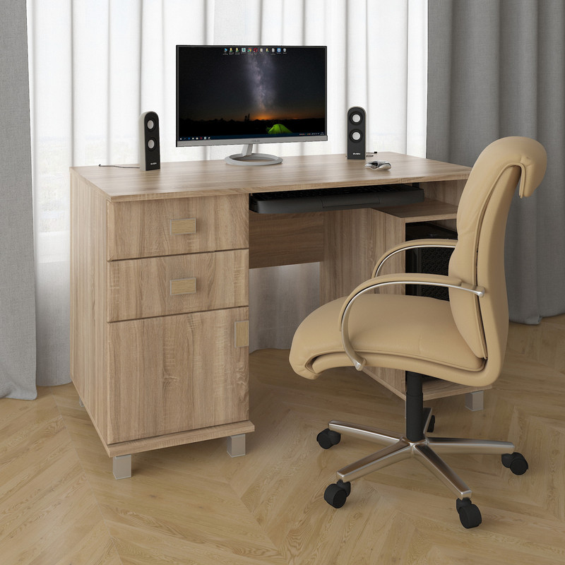 Стіл комп*ютерний Сп-499 дуб сонома