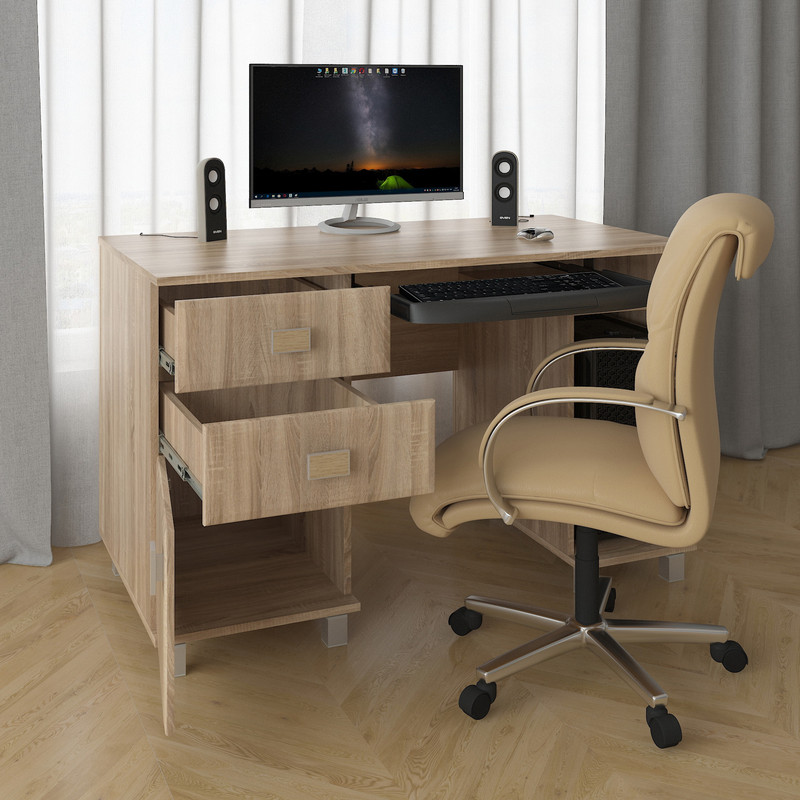 Стіл комп*ютерний Сп-499 дуб сонома