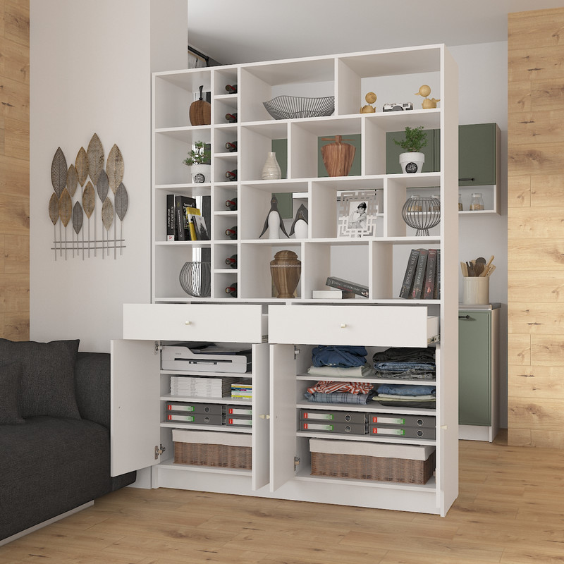 Стелаж А-172 білий