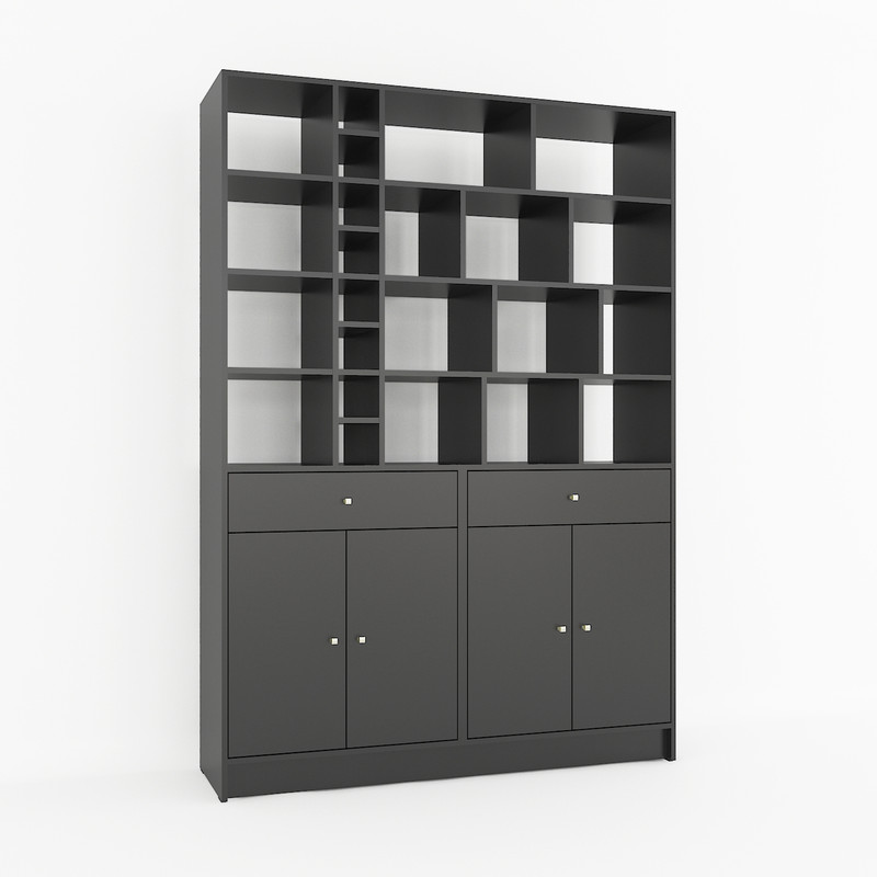 Стелаж А-172 чорний матовий