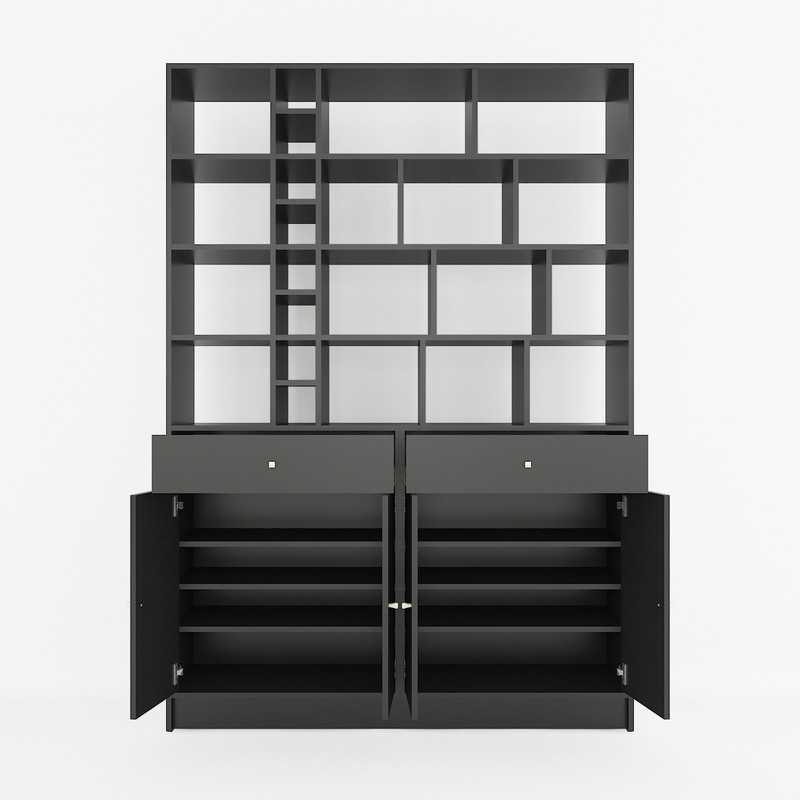 Стелаж А-172 чорний матовий