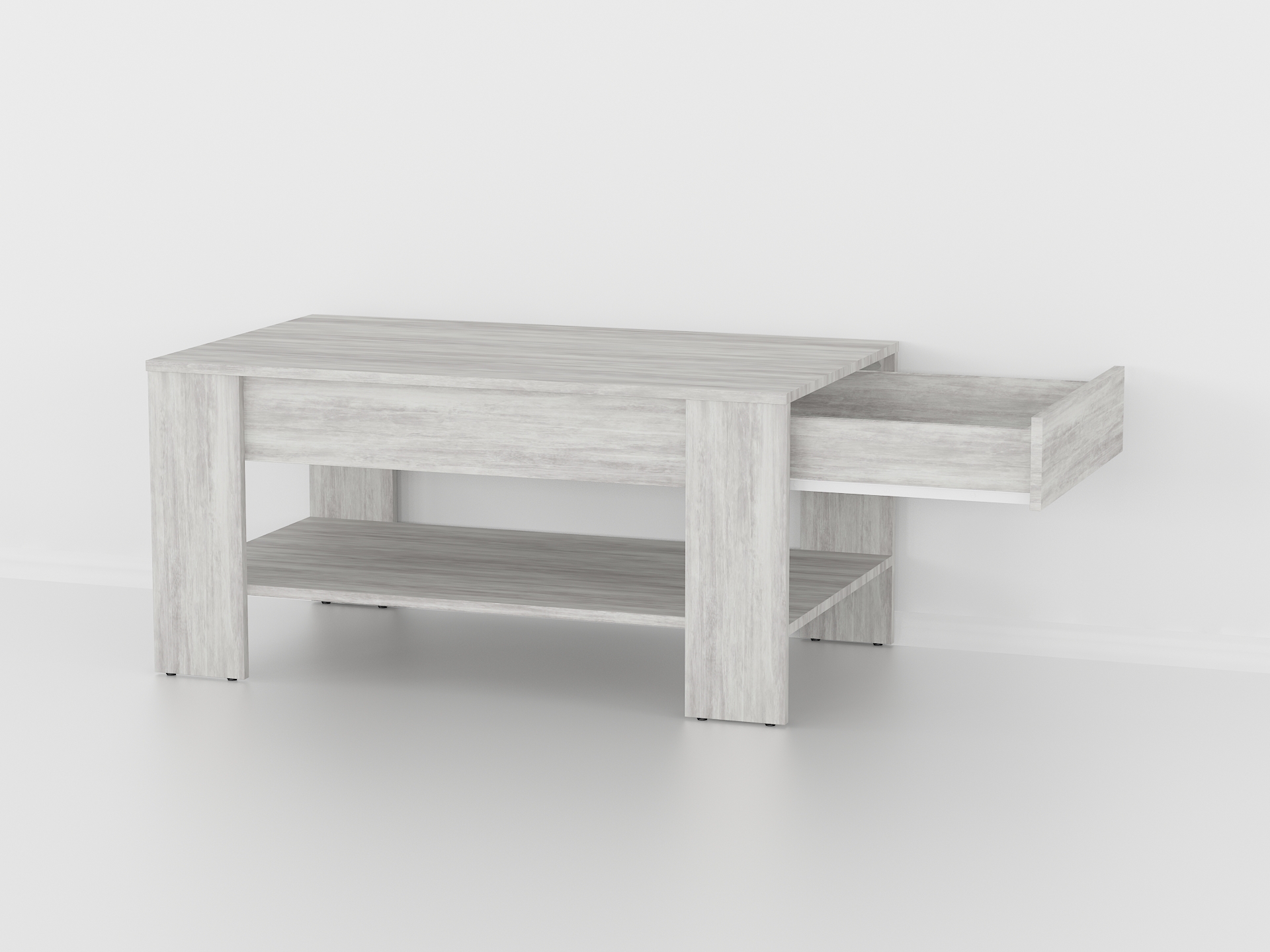 Стіл журнальний з шухлядою А-46 бетон