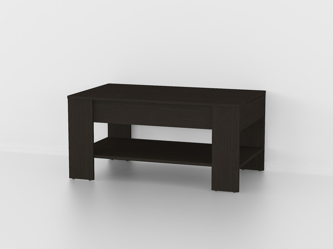 Стіл журнальний з шухлядою А-46 венге темний