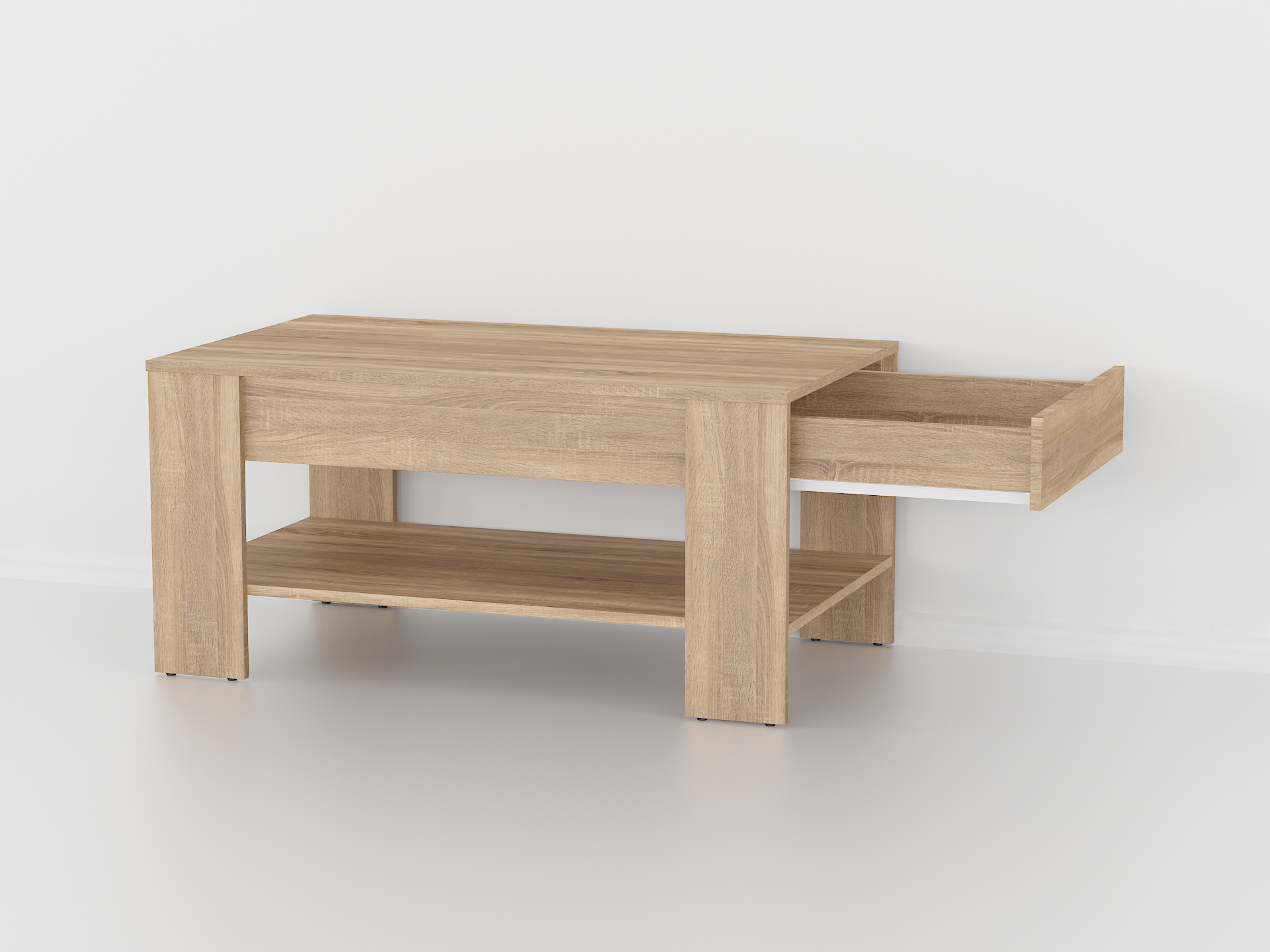 Стіл журнальний з шухлядою А-46 дуб сонома